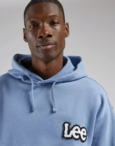 Lee Loose Hoodie Męska Bluza Kaptur Logo Dreamy Blue L84ORY39 112322665